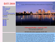 Tablet Screenshot of d3t.tttc-events.org